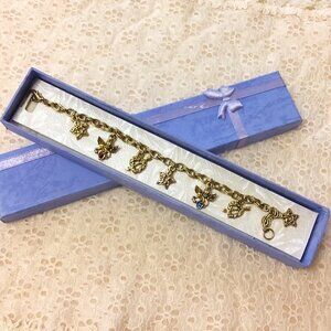New Angel Charm Bronze Tone Bracelet Women's Jewelry Gifts